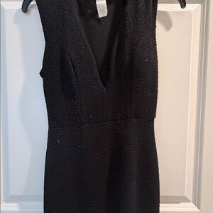 Foreign Exchange V neck mini sparkling dress